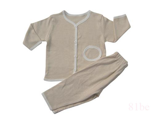 长袖彩棉婴儿开扣内衣20126207