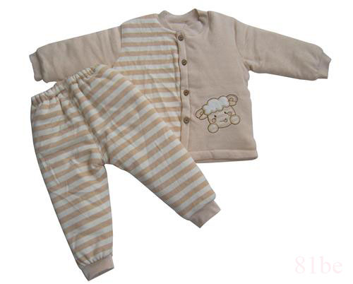 长袖彩棉婴儿开扣内衣20126209