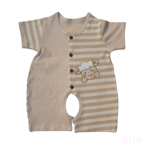 彩棉婴儿哈衣20135104