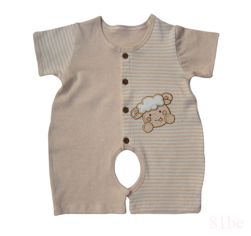 彩棉婴儿哈衣20135105