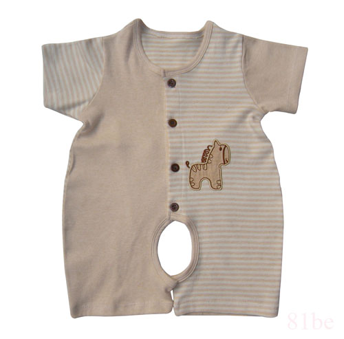 彩棉婴儿哈衣20135106