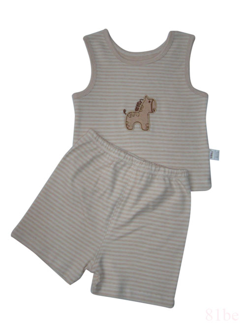 彩棉婴儿背心20145001